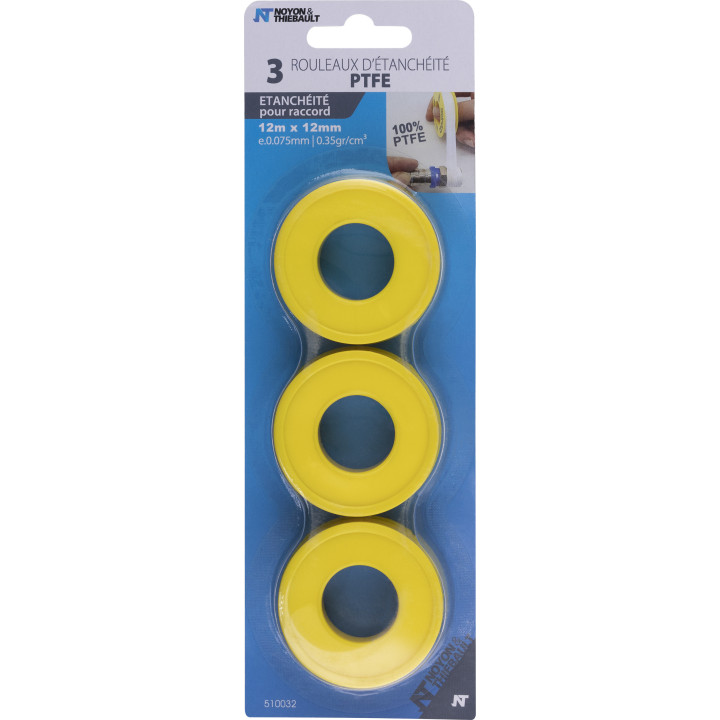 ROULEAU DE TEFLON LARG:12 EP:0.075 L:12 M