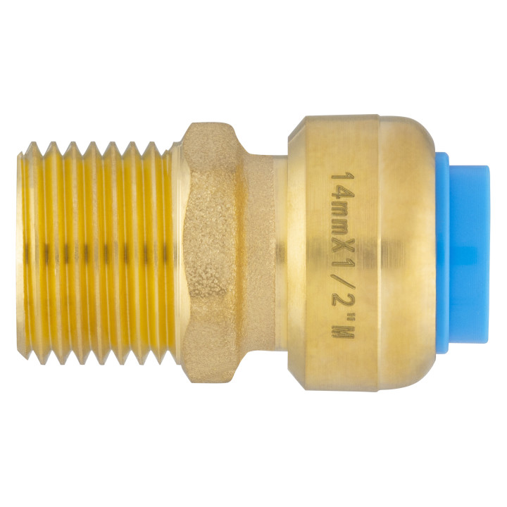 TOUTPUSH RACCORD DROIT M 1/2 - Ø14
