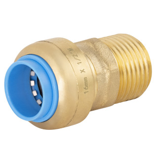 TOUTPUSH RACCORD DROIT M 1/2 - Ø16