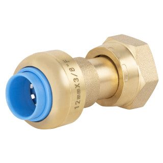 TOUTPUSH RACCORD DROIT F ÉCROU LIBRE 3/8 - Ø12