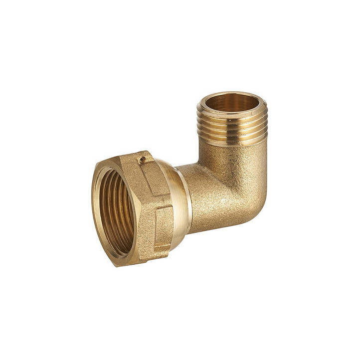 coude d'alimentation pour collecteur m 1/2 - f mob. 3/4 lien 1 pièce