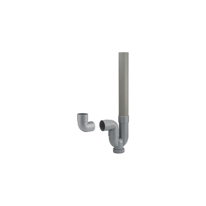SIFÓN SIMPLE M.A.L Ø40 SALIDA HORIZ/VERT. S-CAV 1
