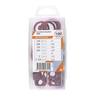 COFFRET 100 JOINTS FIBRE INT 08X13/12X17/15X21/20X