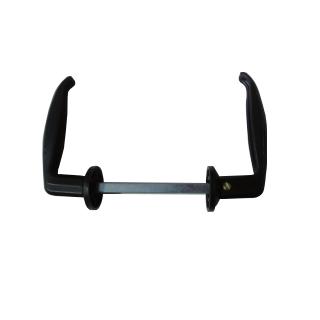 POIGNEE BEQUILLE C6 X 100 MM NOIRE