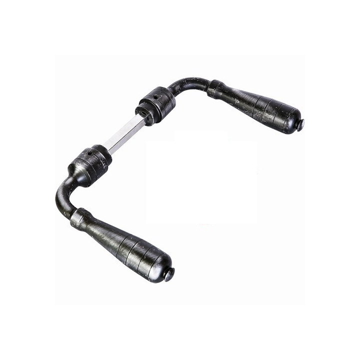 POIGNEE EN FER FORGE LUNE 140 X 80 CARRE 8