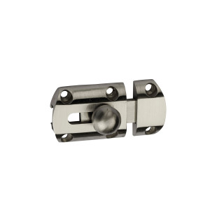 TARGETTE 45MM PENE PLAT NICKEL SATIN