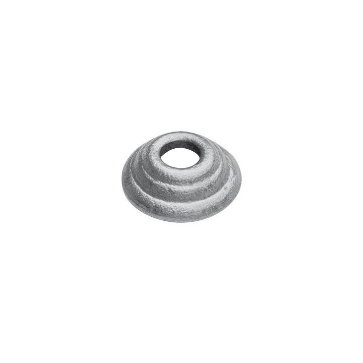 Tapa de anclaje base diámetro 50mm perforación diám 16mm - Herrería