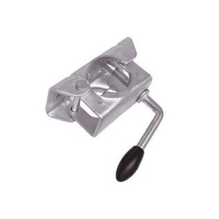 Abrazadera con bisagra - fijación rueda jockey 34 - accesorio remolque
