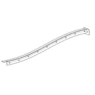 Arco 1/2 gendarme - t 40 - l 4000 - elemento de pérgola enrejada