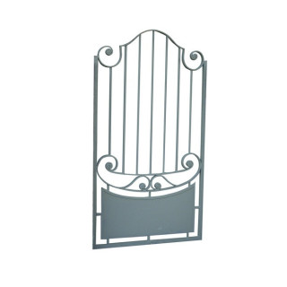 Puerta peatonal Bari de hierro macizo 1 m - gama de puertas de hierro forjado
