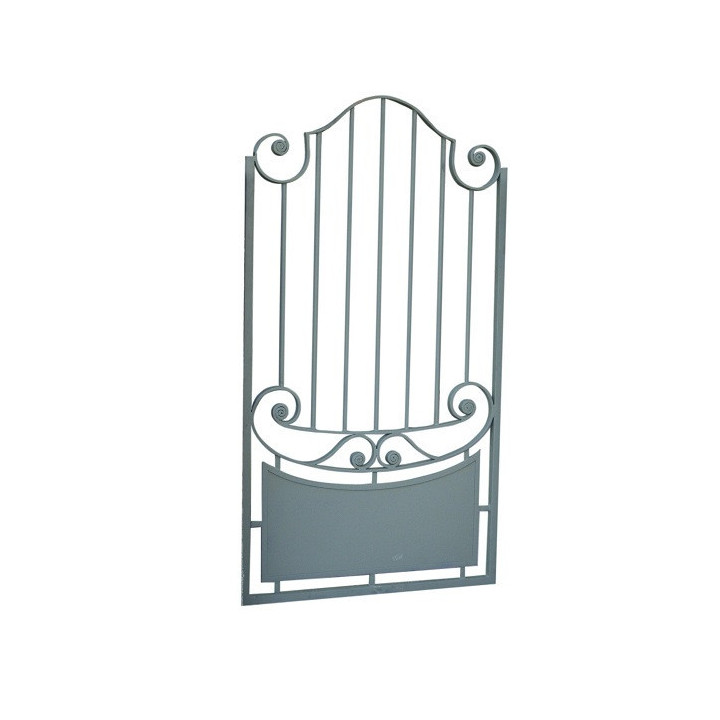 Puerta peatonal Bari de hierro macizo 1 m - gama de puertas de hierro forjado