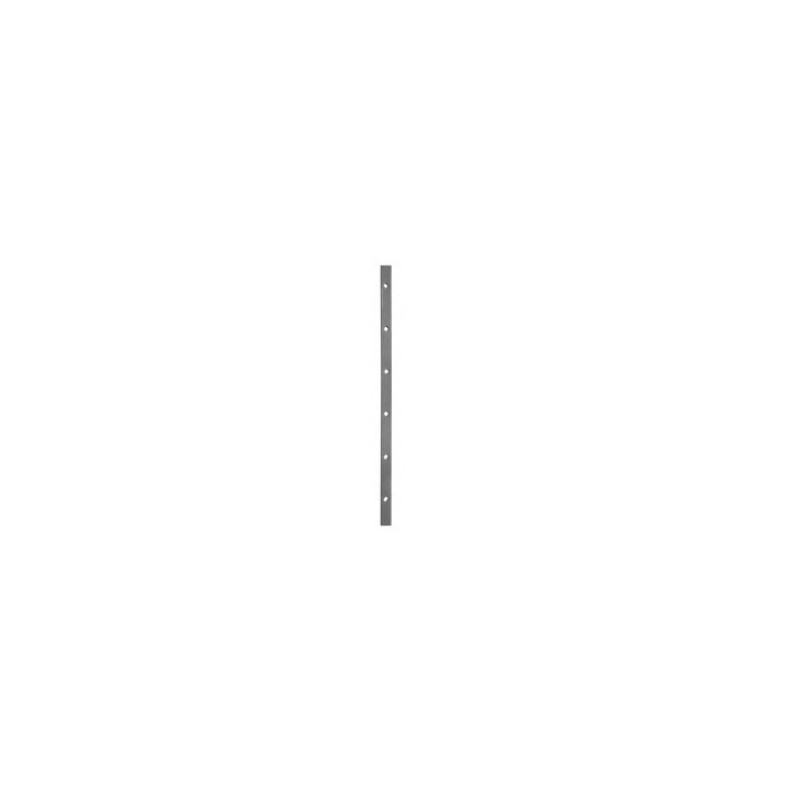 Travesaño plano 40x10 perforado diagonal cuadrado 20 - hierro forjado