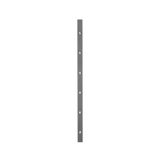 Travesaño plano 40x10 perforado redondo 16 - los indispensables hierro forjado
