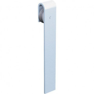 Monture fixation sur chant fer plat 35x6 -  portail suspendu