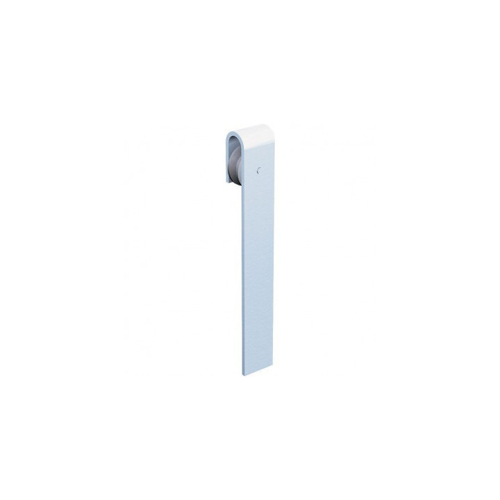 Monture fixation sur chant fer plat 35x6 -  portail suspendu