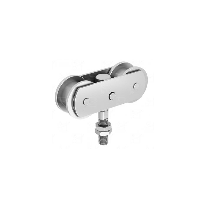 Monture sur chant 235a 40kgs -  accessoire de portail coulissant