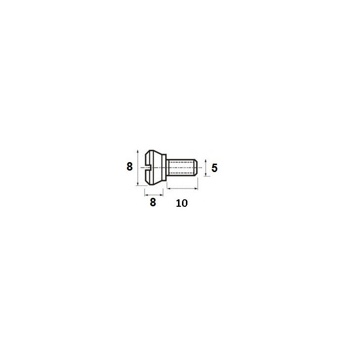 Vis pareclose 5 x 80 lgs 10 -  fabriquez vos menuiseries metalliques