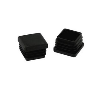 Remate negro de plástico para tubo cuadrado 100 x 100mm