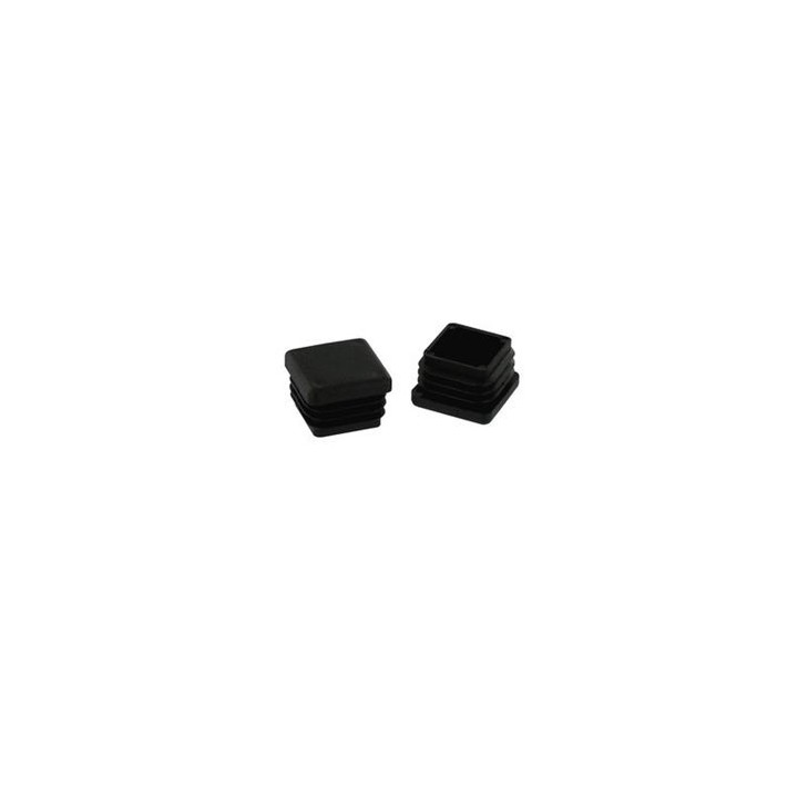 Remate negro de plástico para tubo cuadrado 100 x 100mm