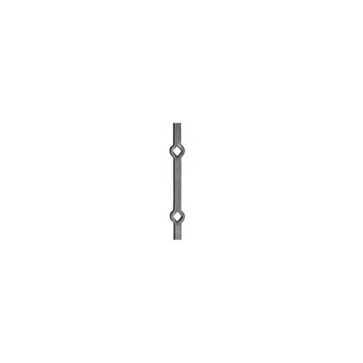 Traverse renflee percee carre 20mm diagonale - click and collect