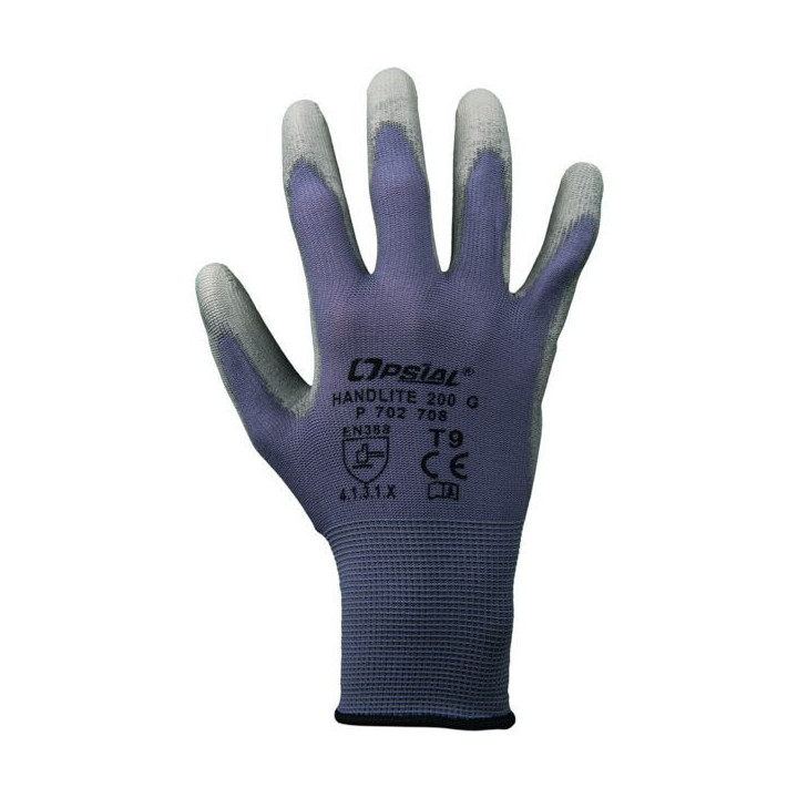 GUANTE DE NYLON URETANO GRIS