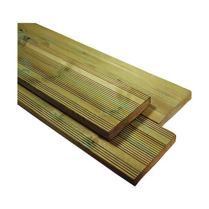 lama terraza pino norte finlandia cl.4 verde en 27x145 - 2,40 m
