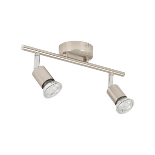 Foco de metal aluminio cepillado corep andy 2l l34cm.