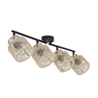 Foco de metal natural corep cancun h17cm.