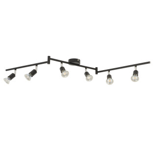 Foco de metal negro mate Corep Andy h10cm.