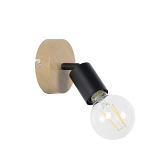 Foco de metal natural corep berkley 1l h11cm.