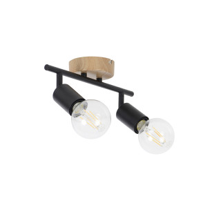Foco metálico natural Corep Berkley 2L h11cm.