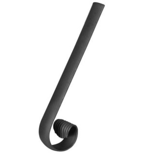 Voluta semicircular 35 x 8mm h 380mm - acabado para sus barandillas