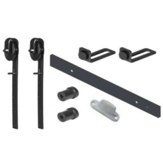 Kit complet de porte suspendu en longueur 1800mm Maison du fer