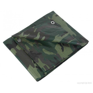 Lona Camuflaje Militar Impermeable de Polietileno PVC 3,60 X 5 m
