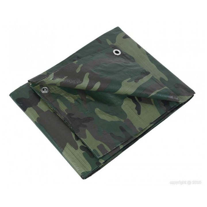 Lona de Camuflaje Militar Impermeable de Polietileno PVC 1,80 X 3 m