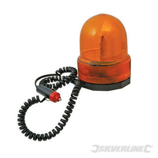 Luz rotativa naranja con base magnética potencia 12 voltios cable L2M
