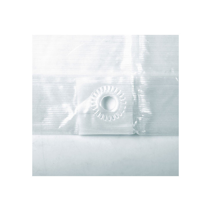 Lona transparente ultra-resistente e impermeable de plástico 2 x 3 m
