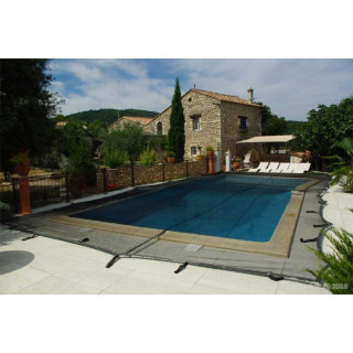 Red rectangular de piscina 5 x 9 m - lona y red de piscina