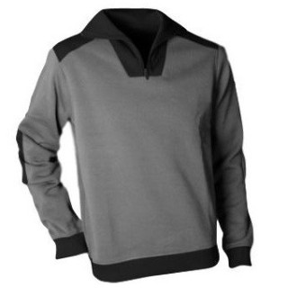 Sweat Arizona 280g/m2 gris/noir t2 à t7 - équipement habillage EPI