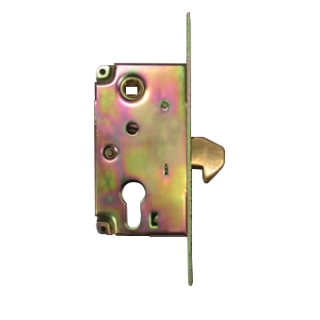 Cerradura para puerta corredera 60mm. accesorio para puerta
