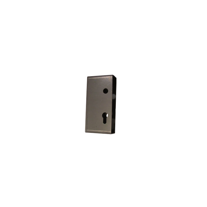 Caja cubre cerradura para tubo 40. venta accesorio portón