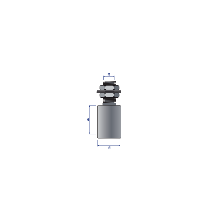 Guía de nylon r 30 h 74 ref 230. venta de accesorios para portones
