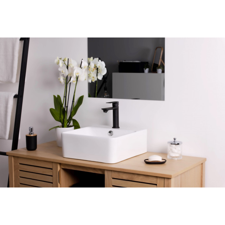 Mezclador de lavabo Nytia negro