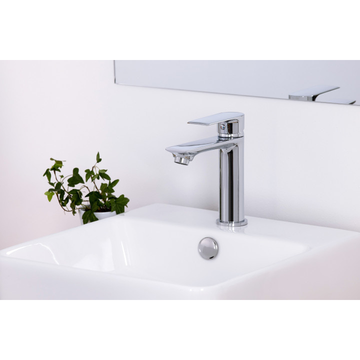 Grifo mezclador lavabo nytia cromado