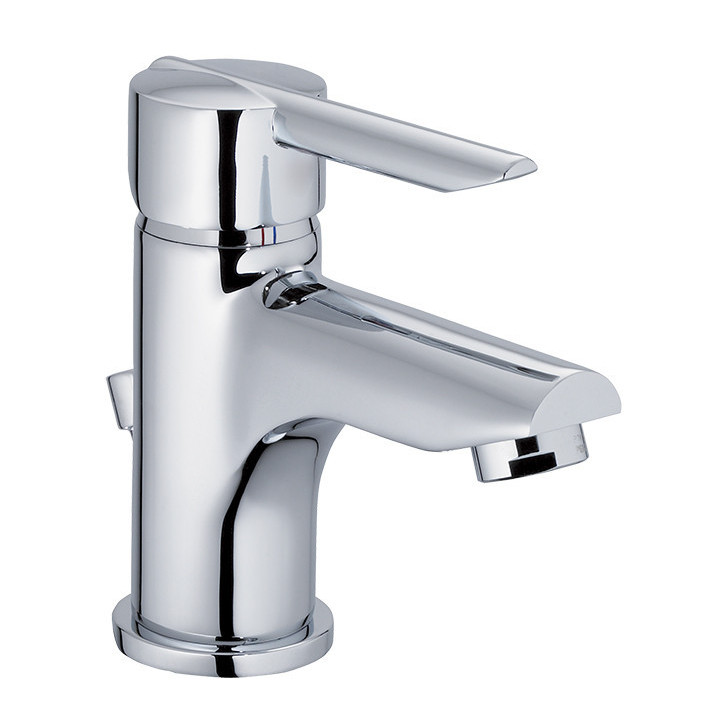 Mezclador lavabo nf alto cromado