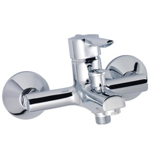 Mezclador de baño y ducha nf alto cromado