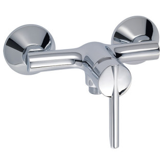 Mezclador ducha nf alto cromado