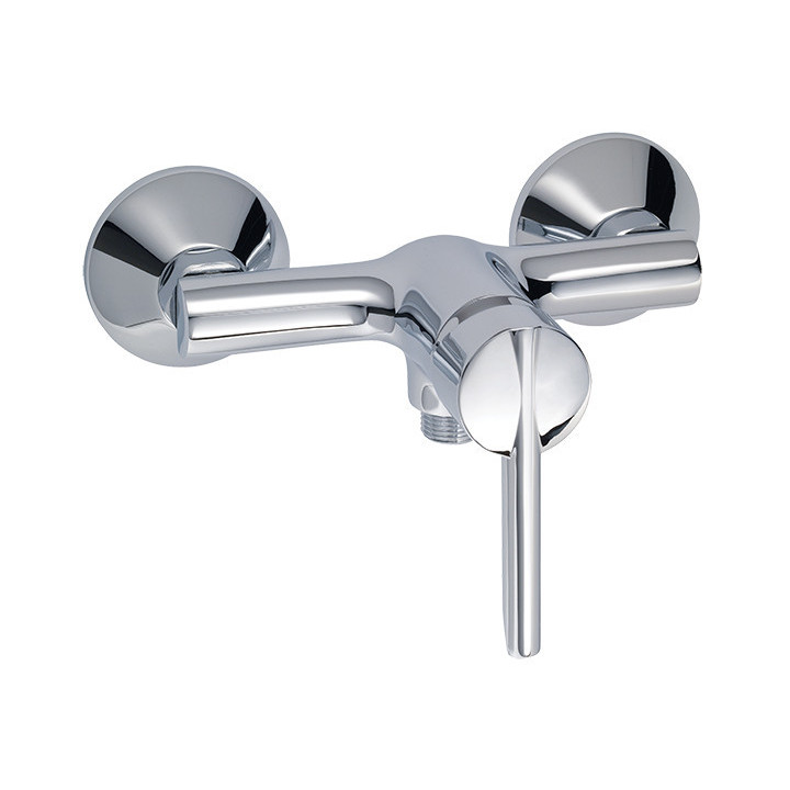 Mezclador ducha nf alto cromado