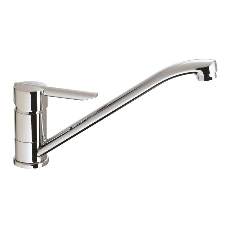 Grifo mezclador fregadero alto nf cromado