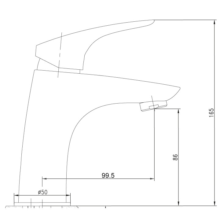 Mezclador lavabo nf venado